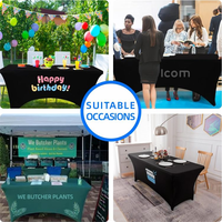 Nappe ajustée en polyester Yinbangke multi-tailles, design personnalisé, douce, résistante aux plis, drapée, extensible, imprimée par transfert thermique