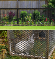 Grillage plat flexible en PEHD, filet d'isolement pour bétail agricole, grille de protection pour aménagement paysager de jardin