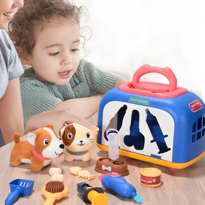 <span class=keywords><strong>Jeu</strong></span> vétérinaire interactif électronique Chiot en peluche Jouets <span class=keywords><strong>de</strong></span> rôle pour tout-petits Kit <span class=keywords><strong>de</strong></span> docteur Jouet d'aboiement pour animaux <span class=keywords><strong>de</strong></span> compagnie Chiots - Product Image 3