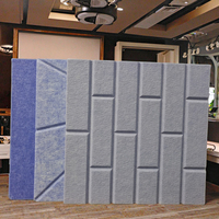 Paneles Acústicos Modernos y Ecológicos de PET Poliéster para Sala de Estar u Oficina en Casa, Absorbentes de Sonido para Pared/Techo, Diseño 3D