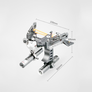 مقلاع صيد الأسماك بالتهديف بالأشعة تحت الحمراء يستخدم سهم الأسماك والسهم العادي، مجموعة مقلاع عالية الدقة للرماية والصيد في الهواء الطلق - Product Image 1