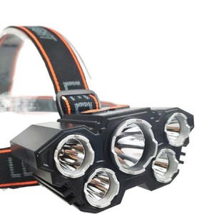 Xách tay USB sạc 5LED lặn đèn pin cho đêm câu cá tầm xa đèn pha với tính năng chống thấm nước IP44 đánh giá - Product Image 2