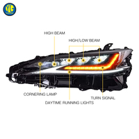 YU GUANG pour Lexus Lexus ES 200 300h 350 phares avant phares 2018-2022 accessoires de voiture phare LED lampe frontale lumière
