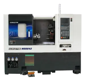 MD0842 yüksek hassas eğimli yatak güç taret CNC makinesi hidrolik punta ile CNC freze torna