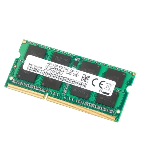 Yeni tasarım marka yeni hynix/sansung/mircon ddr3 laptop ram 2gb/4gb/8gb laptop için 1033mhz/1333mhz/1600mhz sodimm laptop ram bellek