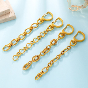 Cadena de Cintura de Acero Inoxidable, Dorada y Plateada, con Cierre de Langosta, Cadena Corporal Unisex de Moda, Accesorio Informal - Product Image 3