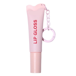 Huile à lèvres hydratante avec grand applicateur, baume à lèvres maquillage, marque privée, saveur fruitée végétalienne, avec porte-clés - Product Image 1