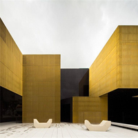 Panneaux composites en aluminium Alucobond, ignifuges et anti-moisissures, surface miroir pour applications de façade et d'entrepôt