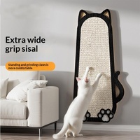 Planche à gratter pour chat, motif dessin animé, 1 niveau, 60 cm, résistante aux rayures, anti-usure, anti-chute, murale, anti-griffures pour chat