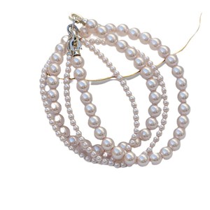 Yuanzhen <span class=keywords><strong>Manka</strong></span> Rosa collar de perlas - Product Image 5
