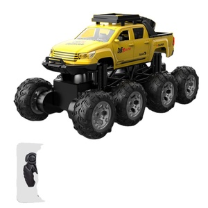 SJY-Q166 8WD 2.4G 4CH Armored Climbing RC All-terrain Off-road Vehicle Toy <b>Remote</b> <b>Control</b> Car Stunt Drift Car Pickup <b>Truck</b> - Product Image 1