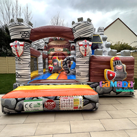 2025 nouveau design Hupfburg Dmuchany Zamek Castel Gonflabil Dragon Bounce House avec toboggan Combo