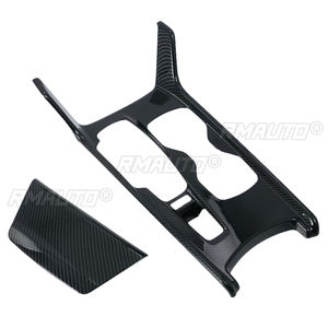 Couvercle de panneau de boîte de vitesses de la console centrale de la voiture en fibre de carbone pour Honda Accord 10e génération 2018-2021 Version essence/Version hybride - Product Image 4