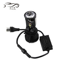 Venta al por mayor de fábrica: Bombillas LED H4 de 60W con lente de miniproyector Y6 para faros delanteros de automóvil, luz enfocada, faro LED H4