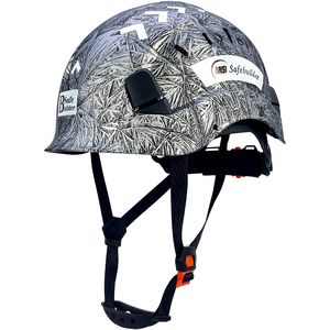 Casque de sécurité ABS rigide, réglable, ventilé, à fentes, 6 points de suspension, pour travaux de construction, escalade, stockage - Product Image 2
