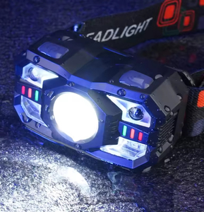 2024 New COB siêu sáng 5 chế độ cảm biến chuyển động điện USB có thể sạc lại <span class=keywords><strong>Torch</strong></span> chiến thuật Đèn pin <span class=keywords><strong>Led</strong></span> đèn pha đèn pha - Product Image 5