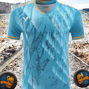 Vente en gros FAIZA CRAFT, dernières créations de t-shirts unisexes en coton à col en V, manches courtes, respirants, prix bas, haute qualité, fabrication indienne - Product Image 3