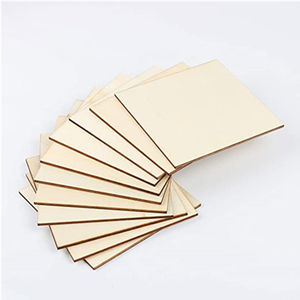 Bois non fini carré rond pièces de bois - Product Image 4