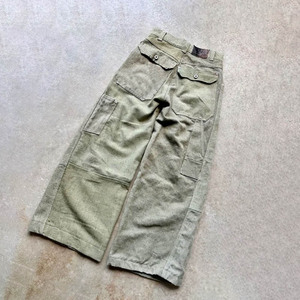 <span class=keywords><strong>Jeans</strong></span> da Uomo in Denim Indaco Scuro con Stampa Vintage Vestibilità Ampia e Dritta Easy Guy Ricamo Hip Hop Lavaggio Invernale con Bottoni Estivi - Product Image 5