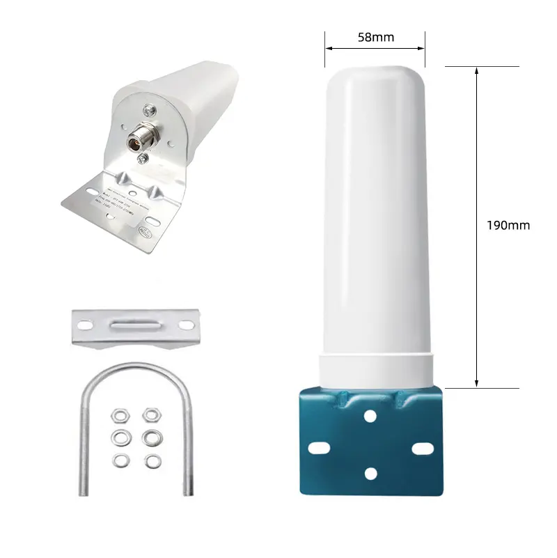 Antena omnidirecional externa de alto ganho, antenas Wi-Fi de 698-2700 MHz 4g, amplificador de sinal