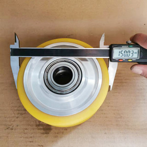 Roda Bawah/Samping Trek Roller Coaster Berbahan Paduan Aluminium 6061 150x50 mm Berkinerja Tinggi dan Tahan Lama dengan Polyurethane - Product Image 3