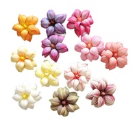 Tête de fleur de magnolia artificielle en soie, matière DIY pour pince à cheveux, effet Mulan, pour décorations de mariage et d'intérieur/extérieur/murs floraux