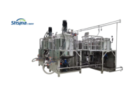 Mélangeur émulsifiant sous vide antidéflagrant en acier inoxydable pour peinture, revêtement, adhésif, matière première industrielle