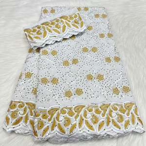 Großhandel Baumwolle African Lace Fabric Hochwertige Dubai Lace Bestickte <span class=keywords><strong>nigerian</strong></span> ische schwere Schweizer Voile Spitze in der Schweiz - Product Image 6