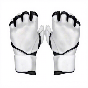 Gants de frappeur de baseball en cuir sur mesure pour droitier, pour batte en bambou, usage professionnel, haute qualité, respirants, adhérence optimisée, personnalisables - Product Image 1