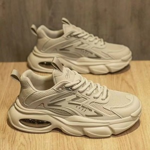 Venta al por mayor directa de fábrica: Zapatillas deportivas gruesas de múltiples paneles para hombre, transpirables, duraderas, ligeras, para uso diario informal. - Product Image 4