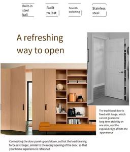 Cerniera invisibile ispessita in acciaio inossidabile di 360 gradi di rotazione porta armadio armadio porta porta porta cerniera - Product Image 6