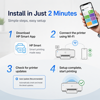 Impresora Multifuncional Inalámbrica HP Smart Tank 595 con Tanque de Tinta a Color, Impresora, Escáner y Copiadora A4 para el Hogar, Estudiantes y Oficina