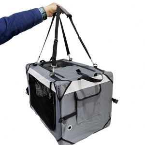 Jaula Plegable para Perros, Resistente a Arañazos, Transpirable, Portátil, para Viajes, Precio de Fábrica - Product Image 1