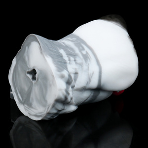 Funda de masturbación masculina con forma de cabeza de perro de fantasía, de silicona, simulador de pene animal, vagina realista, juguete sexual Onahole. - Product Image 4