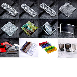 Piezas colgantes transparentes para <span class=keywords><strong>fachadas</strong></span>, bloques <span class=keywords><strong>de</strong></span> cristal <span class=keywords><strong>de</strong></span> alta calidad, cuadrados y transparentes pulidos <span class=keywords><strong>con</strong></span> patrones - Product Image 2