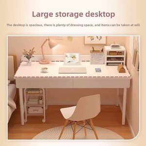 Hiện đại đơn giản nhà văn phòng bàn với ngăn kéo và ghế máy tính nghiên cứu bảng cho sinh viên phòng ngủ Máy tính để bàn gỗ Bảng điều chỉnh phong cách - Product Image 4