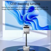 Projecteur domestique TS-11080P Android 11 à mise au point manuelle 4K PRO, 1200lm Full HD, Wi-Fi 2.4/5G et Bluetooth, écran 140-130 pouces