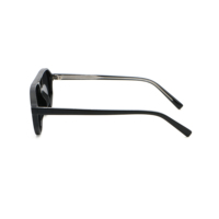 Lunettes de soleil surdimensionnées bon marché pour femmes nouvelle marque de mode lunettes de soleil femme noir blanc rayure nuances élégantes