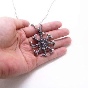 yunnique Men's Stainless Steel Cross Pendant Necklace With <b>Star</b> <b>Design</b> Party Jewelry - Product Image 4