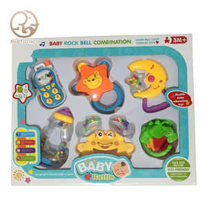 Juego de Juguetes de Dentición de Alta Calidad, Juguetes de Dentición de Grado Alimenticio para Bebés, Embalaje Educativo en Caja de Colores, Regalos de Juego - Product Image 1