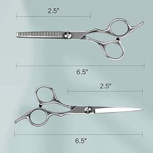 Tijeras de corte de pelo de peluquero de 6 pulgadas para salón profesional, tijera de peluquería de belleza con logotipo personalizado - Product Image 6