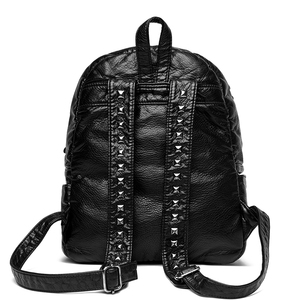 Womens <b>Backpacks</b> Trend PU Female Bag <b>Small</b> School Bags Rucksack for Teen Girls Fashion Casual <b>Backpack</b> - Product Image 4