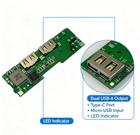 Módulo de Carga Rápida PD QC SCP Multiprotocolo 22.5W, Placa PCBA SW6206, Doble USB-A Tipo-C, Módulo de Energía Móvil DIY