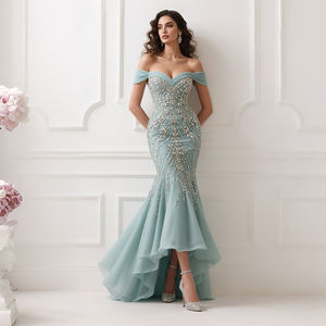 ZYHT 73127 Vestido de Baile Elegante de Festa Nova Chegada Sem Mangas Linha A para Formatura Capela até o Chão para Convidadas de Casamento Feminino - Product Image 1