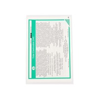 Étiquettes adhésives multi-couches extensibles en rouleau pour petits emballages avec texte bilingue