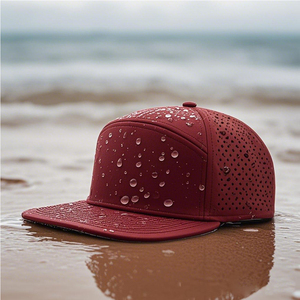 Gorra de 7 Paneles Resistente al Agua, Estilo Snapback, Modelo 169, de Poliéster Estructurada, de Perfil Alto, Ajustable e Impermeable - Product Image 1