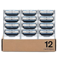 Cartouches de rechange pour rasoir Mach 3, lames triples en acier inoxydable pour le rasage, tête de rasage pour hommes, pour usage professionnel