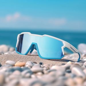 Lunettes de soleil de sport TR90 grande taille pour le baseball et le cyclisme, protection UV400, anti-vent, pour activités de plein air - Product Image 4