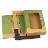 Boîtes à bento en papier de qualité alimentaire personnalisées, écologiques, réutilisables, pour sushis, pliables, pour emporter