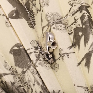 تصميم جديد قلادة على شكل قلب لحرق الموتى 925 من الفضة الاسترليني قلادة رماد محفورة فارغة - Product Image 4